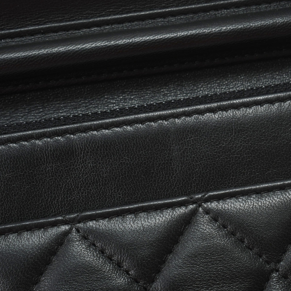 Chanel Chain Black/Gold Hardware Lambskin Women's Shoulder Bag - Picture 9 of 12